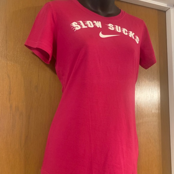 NIKE SLIM FIT DRI-FIT SLOW SUCKS TEE SZ S - Picture 2 of 6